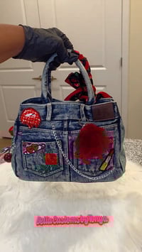 Image 2 of Blue Junk Denim Bag