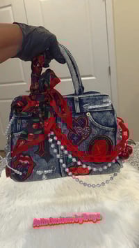 Image 1 of Blue Junk Denim Bag