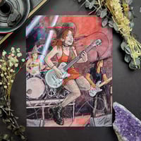 Image 2 of Punk Signed Watercolor Print