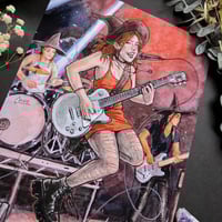 Image 3 of Punk Signed Watercolor Print