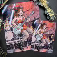 Image 4 of Punk Signed Watercolor Print