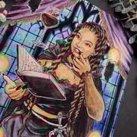 Image 3 of Vampire Witch Signed Watercolor Print