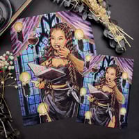 Image 4 of Vampire Witch Signed Watercolor Print