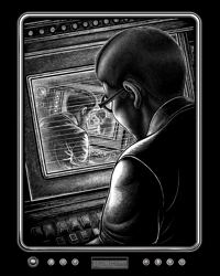 Image 1 of "Abyss" Screen Print