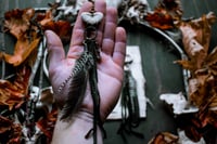 Image 5 of Bone and Fringe assemblage earrings