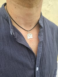 Image 4 of Mens Necklace - Cornish Wave 