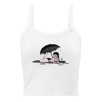 Beach Vamp Ghoul micro-rib tank top