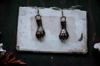 Image 3 of Copper Hand earrings