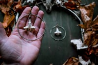 Image 5 of Vertebra hoop earrings