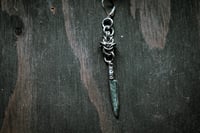 Image 2 of Single chainmail and knife earring