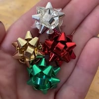  Holiday Bow Plugs (sizes 0g-5/8)