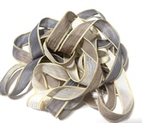 Image 3 of 1PC. SNAKESKIN 42" hand dyed wrist wrap bracelet silk ribbon//Yoga wrist wrap bracelet ribbon