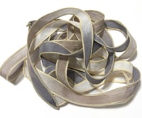 Image 7 of 1PC. SNAKESKIN 42" hand dyed wrist wrap bracelet silk ribbon//Yoga wrist wrap bracelet ribbon