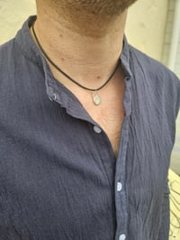 Image 7 of Mens Necklace - ' Come Crash with me ' Wave Necklace 