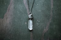 Image 1 of Silver Capped Quartz necklace 2