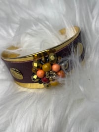 Image 4 of Handmade Autumn Bloom Gold-Plated Stainless Steel Bracelet