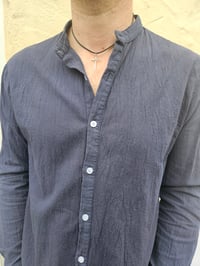 Image 6 of Mens Necklace  - Sterling Silver simple Cross 