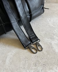 Image 6 of BLACK LEATHER TRAVEL BAG