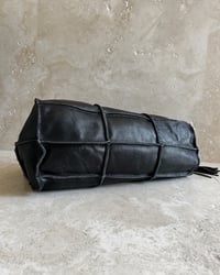 Image 7 of BLACK LEATHER TRAVEL BAG