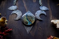 Image 3 of Colors of the Moon statement necklace