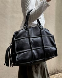Image 8 of BLACK LEATHER TRAVEL BAG