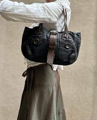 Image 1 of FRENCH DESIGNER LEATHER BUCKLE BAG