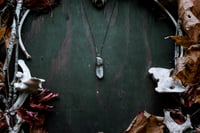 Image 2 of Silver Capped Quartz necklace (medium size)