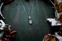 Image 4 of Silver Capped Quartz necklace (medium size)