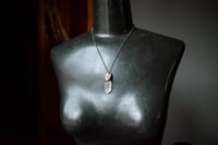 Image 6 of Silver Capped Quartz necklace (medium size)