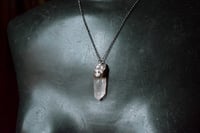 Image 7 of Silver Capped Quartz necklace (medium size)