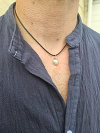 Image 7 of Mens Necklace  - Pebble of Silver 