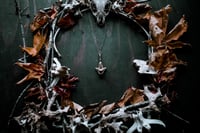 Image 2 of Silver Banded Vertebra necklace