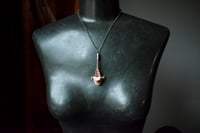 Image 5 of Silver Capped Vertebra necklace