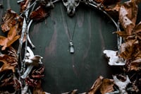 Image 3 of Silver Capped Quartz Crystal necklace 2