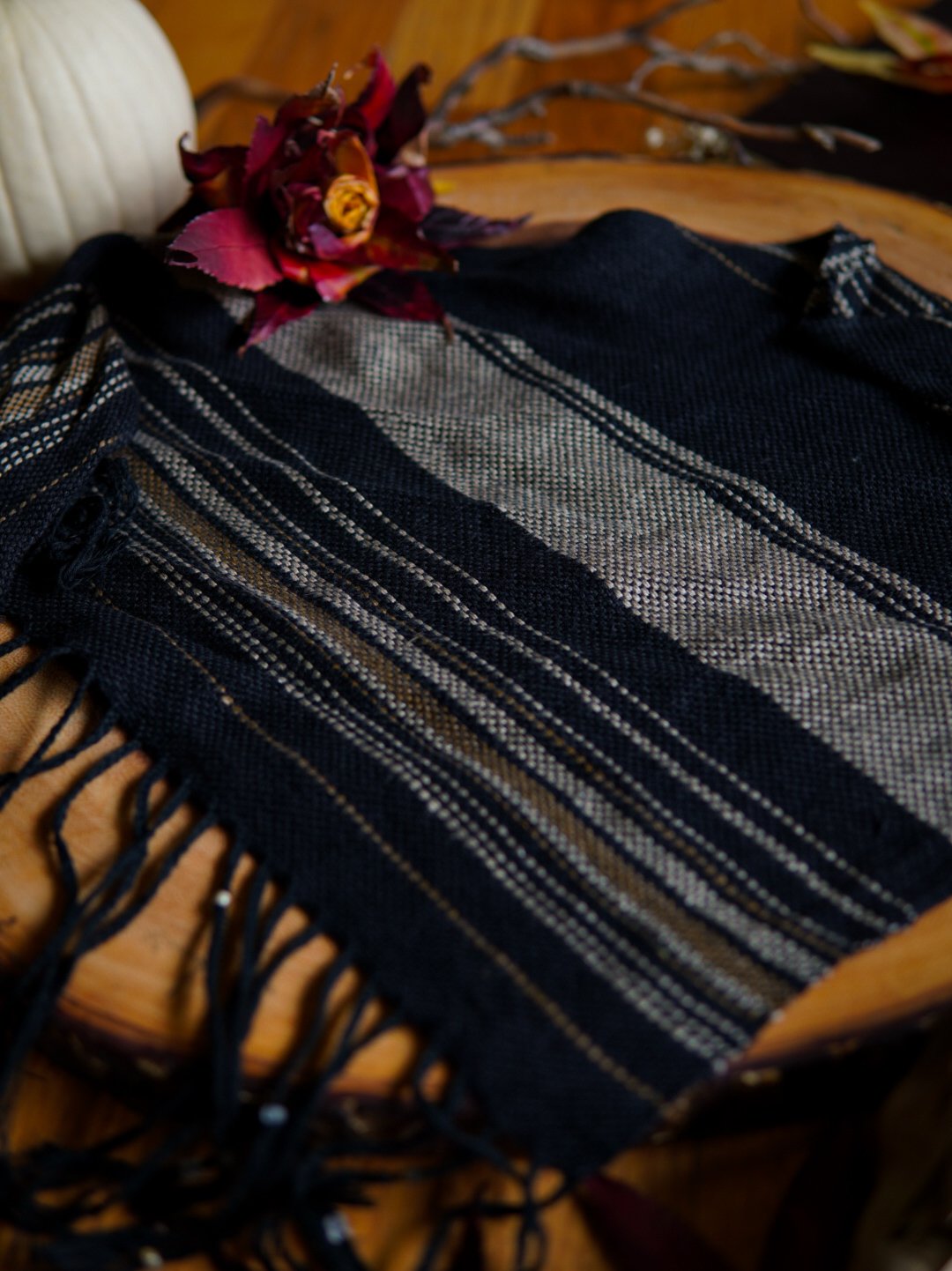 Image of  Woven Kerchief - Shadow Walk