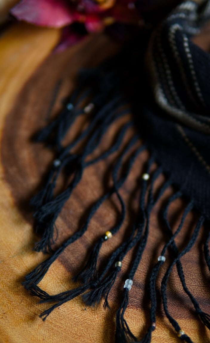 Image of  Woven Kerchief - Shadow Walk