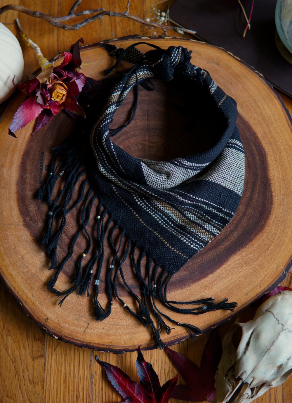 Image of  Woven Kerchief - Shadow Walk