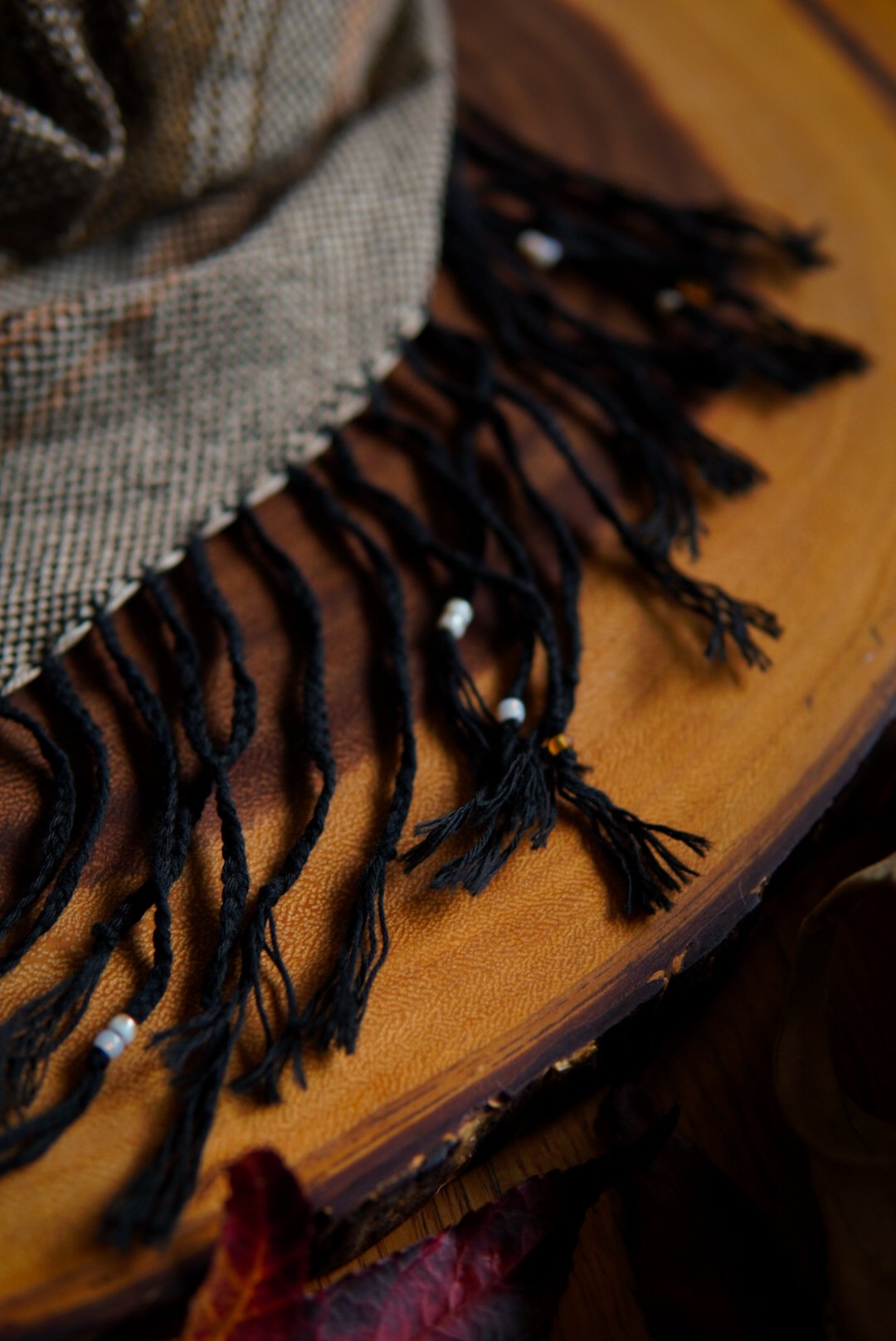 Image of Woven Kerchief - Pumpkin Chai