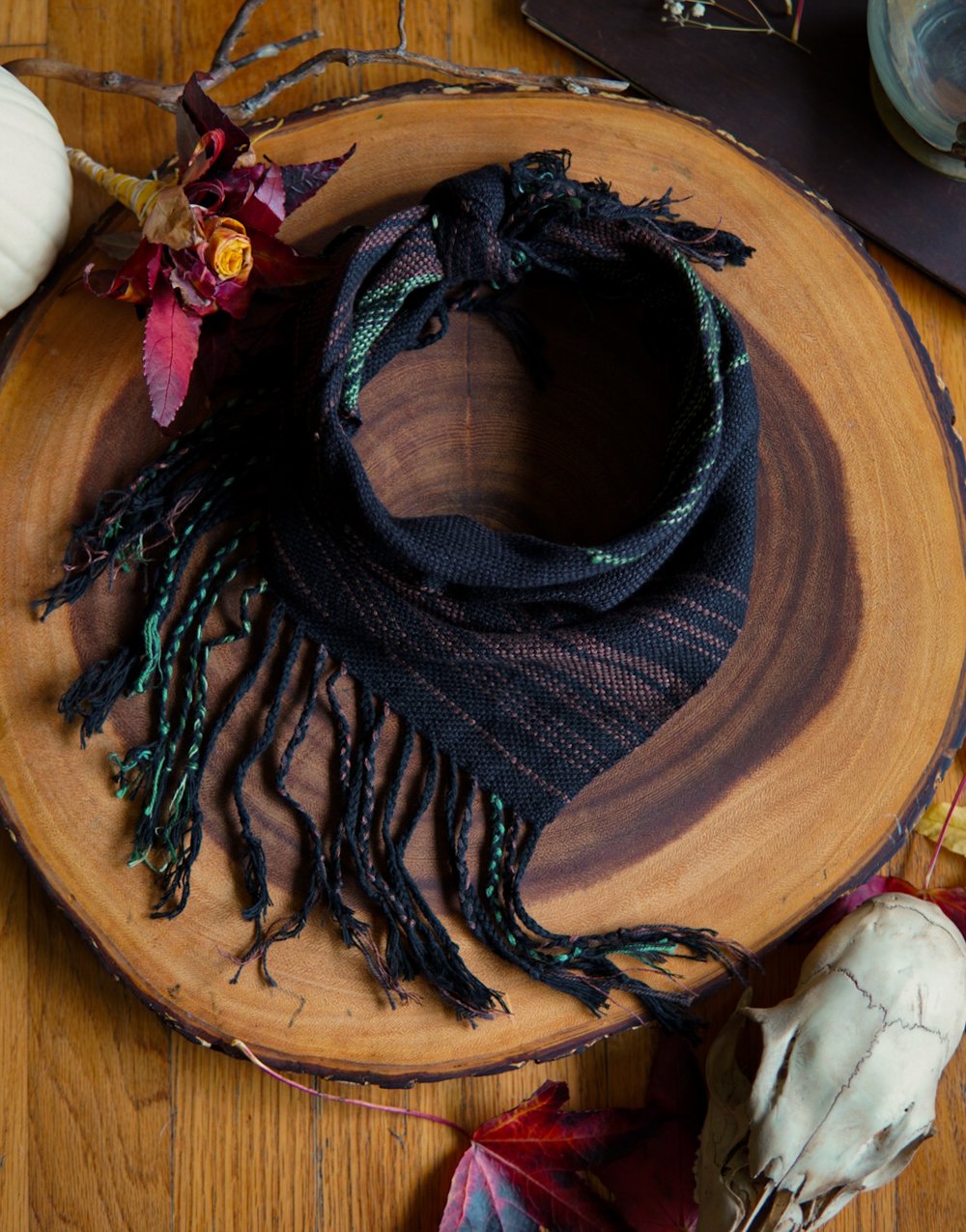 Image of  Woven Kerchief - Lichen