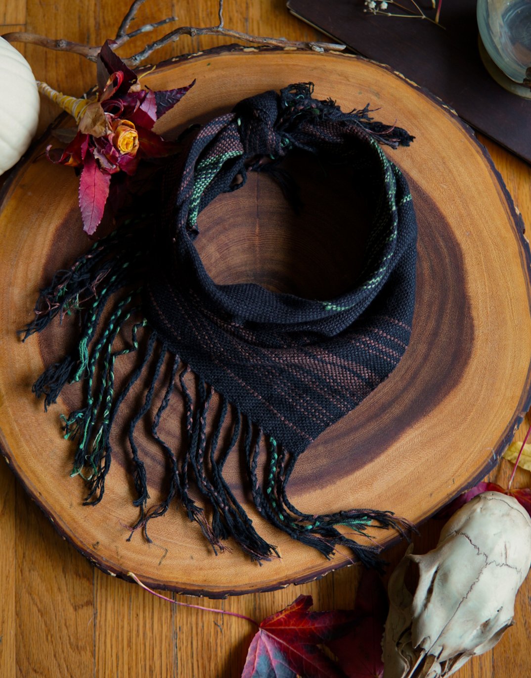 Image of  Woven Kerchief - Lichen
