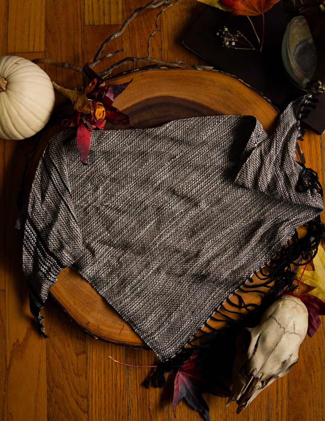 Image of Woven Kerchief - Birch