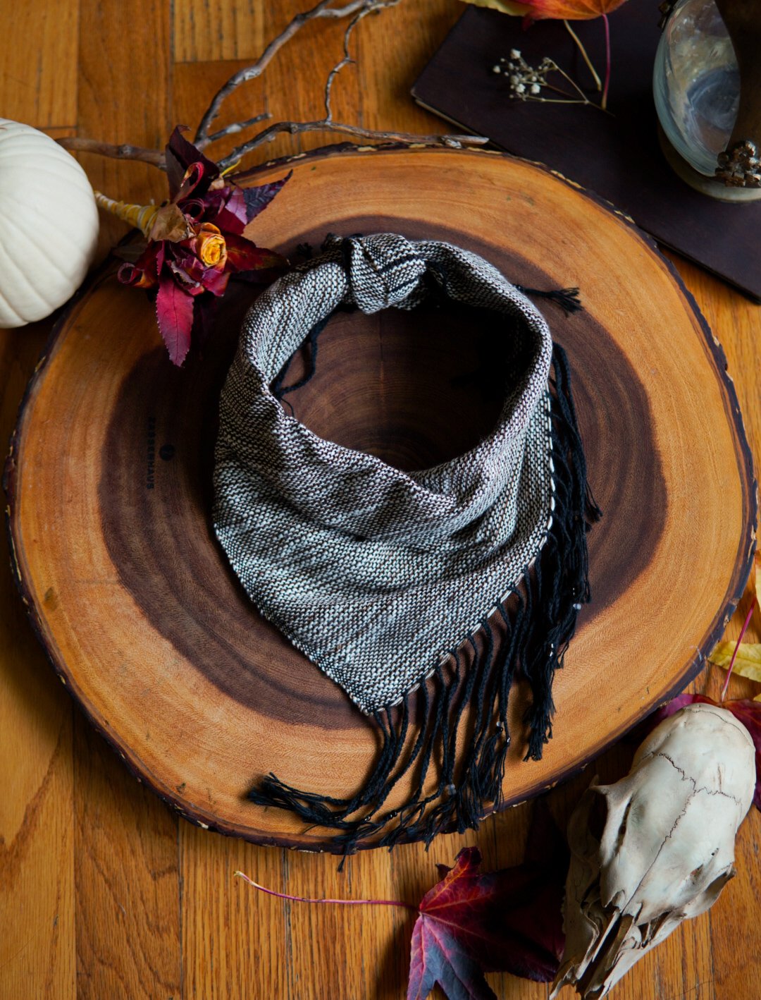 Image of Woven Kerchief - Birch