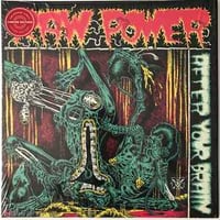 Image 1 of Raw Power "After Your Brain" LP (splatter vinyl)