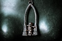 Image 5 of Catacombs Stacked Skulls copper necklace