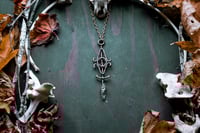 Image 1 of Copper Sigil and Quartz necklace