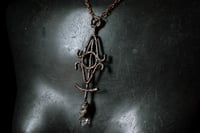 Image 5 of Copper Sigil and Quartz necklace