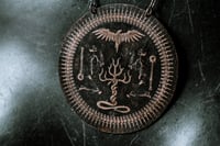 Image 3 of The Ritual etched brass necklace