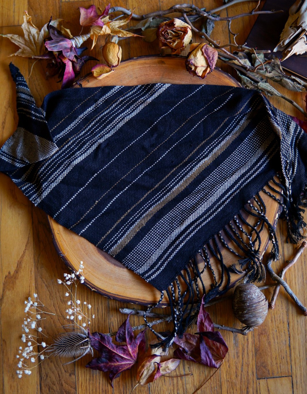 Image of  Woven Kerchief  - Night Fog