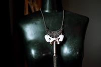 Image 1 of Brass Bone and Bullet necklace
