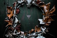 Image 4 of Folkways etched brass necklace